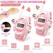 SHELLTON 2-Pack Kids Walkie Talkies Watches for 3-12 Year Old Children Walkie Talkies for Kids 2 Way Radio Toy with LCD Flashlight Multifunction Children Walkie Talkiesfor Outside Camping Hiking