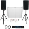 DJ Package w/ 2) JBL EON710 10 Active Speakers w/Bluetooth+Stands+Facade+Lights