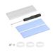 Uxcell Aluminum Heatsink Silver Tone 70x22x3mm with Tools and 2 x Pre-Cut Thermal Pad for SSD