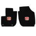 Lloyd Mats Custom Fit Floor Mats for Honda Fit Logo Floor Mats 2015-ON 2Pc Set Black