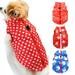 SPRING PARK Pet Dog Cat Coat with Leash Buckle Christmas Padded Puppy Vest Jacket Teddy Chihuahua Costumes Pet Cloth