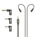 MEE audio Universal MMCX 2.5mm Balanced Audio Cable with 3.5mm Balanced 4.4mm Balanced and 3.5mm Stereo Adapter Set for Astell&Kern FiiO Sony HiFiMan and Other Balanced Sources