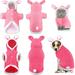 Yirtree Dog Rabbit Costume Pet Puppy Hoodies Clothes Coat Bunny Autumn Winter Halloween for Small Dog and Cat
