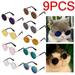 9Pack Pet Dog Cat Glasses For Little Dogs Eye-wear Puppy Sunglasses Photos Prop Toy