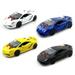 Set of 4: 5 Kinsmart Lamborghini Sesto Elemento Diecast Toy 1:38 Pull Action