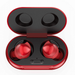 UrbanX Street Buds Plus True Bluetooth Wireless Earbuds For Tecno Camon 12 Air With Active Noise Cancelling (Charging Case Included) Red