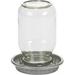 LITTLE GIANT MASON JAR BABY CHICK WATERER CLEAR 1 QUART