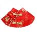 Pet Cat New Year Cloak Clothes Party Costume Chinese Tang Dynasty Dress Festival Cloak With Red Envelope For Kitten For Puppy