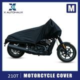 M Black Motorcycle Half Cover Outdoor Waterproof Rain Dust UV Protection