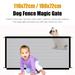 Kyoffiie Pet Dog Baby Safety Gate Mesh Retractable Gates Portable Guard Dog Enclosure Indoor Home Net for Baby Pet Play and Rest