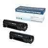 Premium Compatible Cartridge HP 85A (CE285A) Compatible Toner Cartridge (Black) (Set of 2)