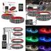 US 4Pcs 12V Neon Accent Lights Kit Car Underglow Lights Waterproof Underglow Led
