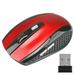 Linyer Computer 2.4Ghz Wireless Optical Mouse Low Latency 6 Buttons Plastic Gaming Mice 800/1200/1600DPI Desktop PC Laptop Portable Red