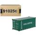 20\ Dry Goods Sea Container China Shipping Green Transport Series 1/50 Model by Diecast Masters