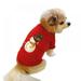 Christmas Dog Clothes Pet Shirts Breathable Puppy Vest Printed Christmas Snowman Santa Claus Dog Shirts for Soft Outfit Dogs and Cats