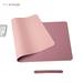 Wmkox8yii Pure Color Leather Mouse Pad Large Waterproof Desk Pad Home Office Laptop Leather Mouse Pad Writing Pad Double-sided
