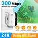 300Mbps Wifi Repeater Wireless-N 802.11 AP Router Extender Signal Booster Range 2.4Ghz WLAN Networks -US Plug