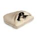 Snoozer Cozy Cave Rectangle Pet Bed Large Buckskin Hooded Nesting Dog Bed