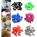 Walbest 20Pcs Cat Nail Caps Colorful Pet Cat Soft Claws Nail Covers for Cat Claws (White S)