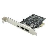 axGear PCIE PCI-E FIREWIRE IEEE 1394 3 Port FIRE Wire Controller Card for Desktop PC