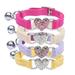 4PCS Cat Collar with Bell Collar for Cats Kitten Puppy Collars for Cats Dog Cat Collars Leashes Pet Supplies