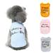 shenmeida Pet Vest High Elasticity Tear-Resistant Decorating Dog Clothes Cute Vest Shirt Costume Outfits for Home Wear