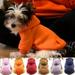 Morttic Dog Clothes Pet Dog Hoodies for Small Dogs Vest Chihuahua Clothes Warm Coat Jacket Autumn Puppy Outfits Cat Clothing Dogs Clothing (Orange 2XL)