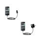 Gomadic Car and Wall Charger Essential Kit suitable for the Blackberry DTEK60 - Includes both AC Wall and DC Car Charging Options with TipExchange