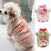 SPRING PARK Pet Dog Pullover Letter Print Winter Warm Puppy Clothing Cute Doggie Sweatshirt