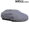 WellVisors All Weather UV Proof Gray Car Cover for 2014-2020 BMW 3 Series Sedan 3-6897922SN