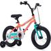 RoyalBaby Chipmunk Kids Bike Boys Girls 16 Inch Bicycle with Training Wheels and Kickstand Red