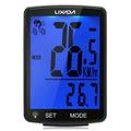 LIXADA Wireless Bike Computer Multi Functional LCD Screen Computer Mountain Bike Speedometer IPX6 Waterproof Cycling Measurable Stopwatch Cycling Accessories