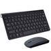 Cordless External Keyboard + Mouse Set Battery Powered Slim Keyboard 2.4G Automatic Pairing for Office PC Business Trip New