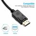 6FT Display Port DP to HDMI Cable Adapter Converter Audio Video PC HDTV 1080P