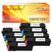 Catch Supplies 8-Pack Compatible Toner for Xerox 106R01597 Work with Phaser 6500 6500N 6500DN WorkCentre 6505 6505N 6505DN Printer Ink (2*Black 2*Cyan 2*Magenta 2*Yellow)