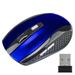 Linyer Computer 2.4Ghz Wireless Optical Mouse Low Latency 6 Buttons Plastic Gaming Mice 800/1200/1600DPI Desktop PC Laptop Portable Blue