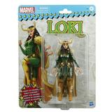Marvel Legends Series Loki Agent of Asgard 6-inch Retro Action Figure Toy 2 Accessories
