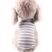 KOOYET Striped Cat Dog Clothes Knitted T-shirt Cute Puppy Kitten Knitted Sweater Autumn Winter Pet Clothing Small Medium Dogs Cats