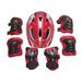 Nokiwiqis 7Pcs Children Kids Skate Cycling Bike Safety Helmet Knee Elbow Pad Set Cycling