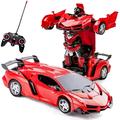 Remote Control Car for Boys 3-5 Hobby RC Robot Car Toy for 5-12 Year Old Deformation Car Transforming Toy RC Racing Cars for Kid Transformation Cars Racing Vehicle Robot Toy