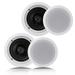 Pyle PDIC1661RD 6.5 Inch 200 Watt In Ceiling Wall 2 Way Speaker System Pair