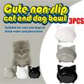 1/3Pieces Cat Bowls Cat Food Bowls Dog Bowls Cat Water Bowls Pet Food Bowls Cat Pet Bowls Non-Slip Rubber Bases Easy To Clean Dog Cat Rabbit Puppy