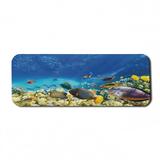 Fish Computer Mouse Pad Fairy Underwater with Fish and Source of Oxygen Coral Aquatic Liquid Culture Scenery Rectangle Non-Slip Rubber Mousepad Large 31 x 12 Multicolor by Ambesonne