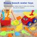 SPRING PARK 1 Set of Beach Toys Kids Beach Sand Toys Set Lovely Portable Animal Shape Sand Toy Summer Outdoor Toy Reusable Sandbox Toys for Kids