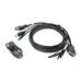 IOGEAR 10ft DVI USB KVM Cable Kit with Audio