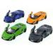 4 PC Set : New Kinsmart 5 McLaren 675LT Diecast Model Toy Car 1:36 Pull Action