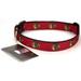 Chicago Blackhawks Ribbon Dog Collar - Small