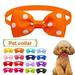 XWQ Pet Neck Bow Wave Dot Pattern Decor Accessories Adjustable Pet Dogs Cats Bow-knot Collar for Valentine s Day