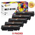 Toner Bank Compatible Toner Cartridge Replacement for Samsung MLTD118L MLT-D118L MLT-D118L/XAA High Yield Samsung Xpress M3065FW M3015DW(Black 5-Pack)