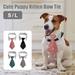 Hands DIY Pet Tie Puppy Kitten Grooming Necktie Collar Pet Tuxedo Costume Decoration Pet Grooming Accessories Suitable for Parties Weddings Holidays